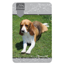 シルバータブ&フローリッシュメリークリスマス マグネット