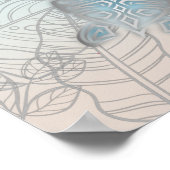 シルバータルズターコイズビーチ結婚式 ポスター (角)