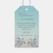 シルバータルズビーチ結婚式ウェルカムバッグ ギフトタグ (正面)
