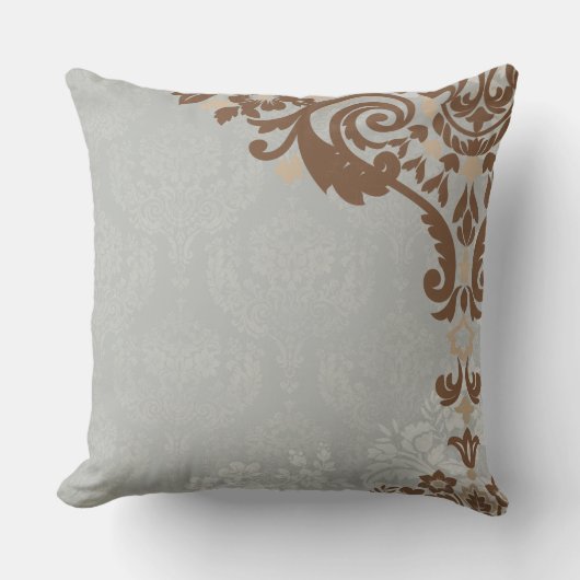 シルバータンエレガントスクエア装飾用クッション クッション (正面)