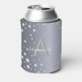 シルバーダイアモンモノグラムパーティー名 缶クーラー (缶裏面)