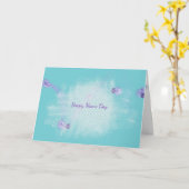 シルバーダイヤきらきら光るモンド抽象芸術名の日 カード (黄色い花)