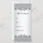 シルバーダイヤモンドのビジネス向けギフト券 (裏面)