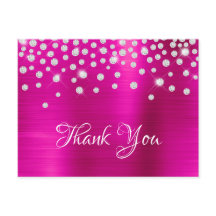 シルバーダイヤモンド紙吹雪ホットピンクサテン箔