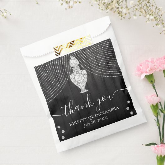 シルバーダイヤモンド香水ボトルキンセアニェラ フェイバーバッグ (封をした状態)