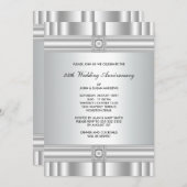 シルバーダイヤモンド25周年パーティー 招待状 (正面/裏面)