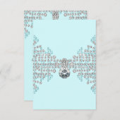 シルバーダイヤモンド ティールブルー RSVP (正面/裏面)