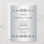 シルバーダイヤモンド 25周年パーティー 招待状 (正面)