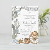 シルバーダスティブルーカウボーイボースペインのティソ 招待状 (スタンド正面)