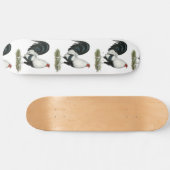 シルバーダックウィングガメコック スケートボード (横)