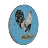 シルバーダックウィングガメコック ダーツボード (正面左)