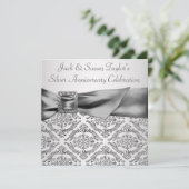 シルバーダマスク シルバー 25周年パーティー 招待状 (スタンド正面)