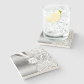 シルバーダムモダンズ&幾何形状 ストーンコースター (横)