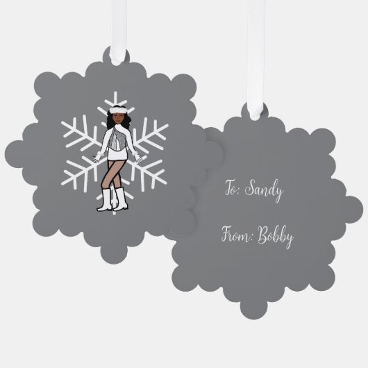 シルバーダンサー オーナメントカード (正面/裏面)