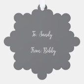 シルバーダンサー オーナメントカード (裏面)