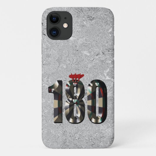 シルバーダーツスコア180デザイン、 Case-Mate iPhoneケース (裏面)