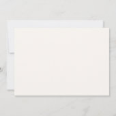 シルバーチケットスタイル75thバースデーパーティー招待状 招待状 (裏面)