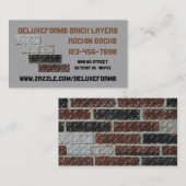 シルバーチャリスブリックレイヤーズ 名刺 (正面/裏面)