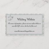 シルバーチャーチベル結婚ズのウェブサイト エンクロージャーカード (正面)