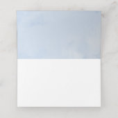 シルバーティアラライトブルーフローラキンセアニェラパーティー プレイスカード (内部開封)