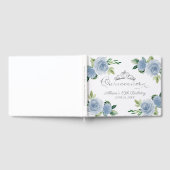 シルバーティアラライトブルーフローラキンセアニェラ ゲストブック (全面)