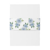 シルバーティアラライトブルーフローラキンセアニェラ 招待状ベリーバンド (裏面例)