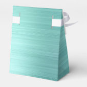 シルバーティール（緑がかった色）グリッターブラッシュドメタルモノグラム名 フェイバーボックス (裏面サイド)