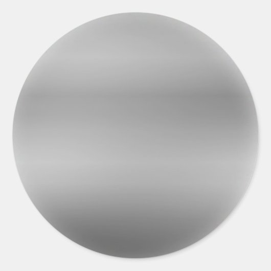 シルバーテンプレートバックカスタマイズ ラウンドシール (正面)