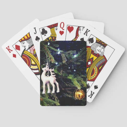 シルバーディアーと金ゴールドバウブル トランプ (裏面)