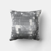 シルバーディスコのバレンタインデーと写真と文字 クッション (裏面)