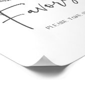 シルバーディスコボールパーティーがテーブルの看板を好む ポスター (角)