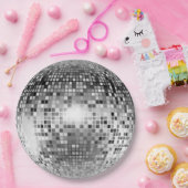 シルバーディスコボールパーティーグラマー ペーパープレート (パーティー)