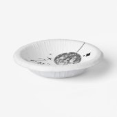 シルバーディスコボールラストディスコバチェロレッテ ペーパーボウル (傾斜あり)