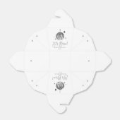 シルバーディスコボールレッツディスコ誕生日パーティー フェイバーボックス (折り畳みなし)