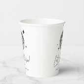 シルバーディスコボールレッツディスコ誕生日パーティー 紙コップ (右)