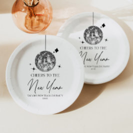 シルバーディスコボール応援ニューイヤーイブパーティー ペーパープレート