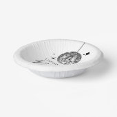 シルバーディスコボール応援ニューイヤーイブパーティー ペーパーボウル (傾斜あり)