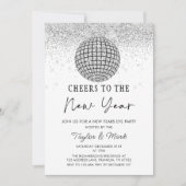 シルバーディスコボール応援ニューイヤーイブパーティー 招待状 (正面)