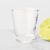 シルバーディスコボール誕生日 ショットグラス (左)