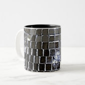 シルバーディスコボール ツートーンマグカップ (正面左)