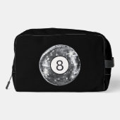 シルバーディスコボール、8ボールモチーフ、レトロ1970年代 ドップキット (裏面)