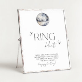 シルバーディスコ ブライダルシャワーリングハントゲーム ポスター