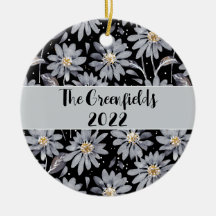 シルバーデイジーオンブラックカスタムホリデイ