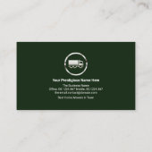 シルバートラックキャリッジホームロジスティック引越し業者 名刺 (裏面)