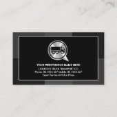 シルバートラッククリエイティブグレーフレーム 名刺 (裏面)