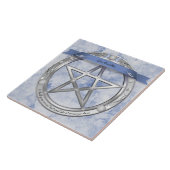 シルバートリプルムーンダイヤモンド星の祭壇タイル タイル (側面)