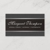 シルバートリムクラシックデザイン 名刺 (正面)