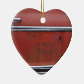 シルバートリム（赤） セラミックオーナメント (右)