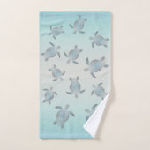 シルバートルズビーチスタイル海洋沿岸 バスタオルセット (ハンドタオル)