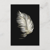 シルバートロピカルリーフ披露宴詳細 エンクロージャーカード (裏面)